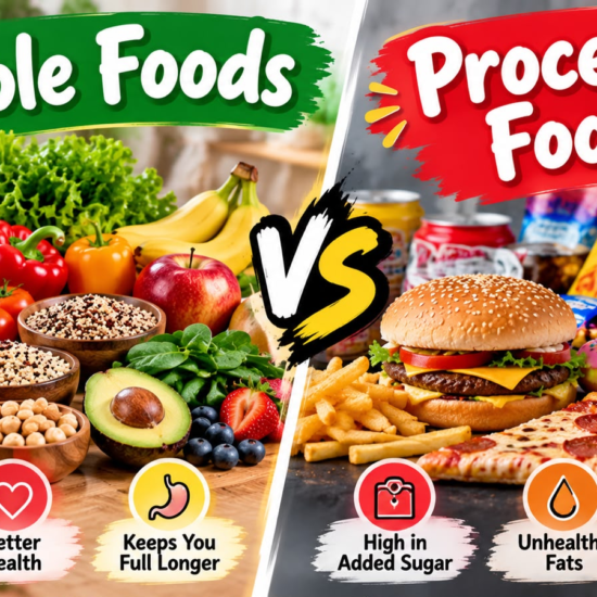 Whole Foods vs. Processed Foods